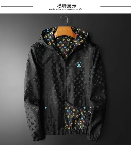 Louis Vuitton Monogram Windbreaker White Jacket Outerwear.windbreaker - 8