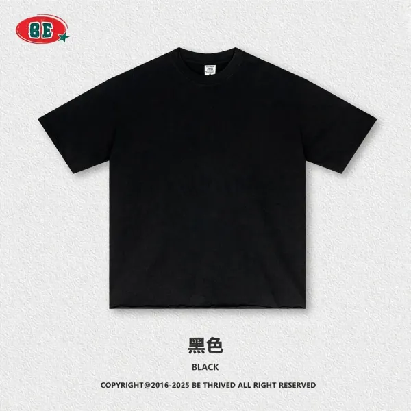Design BE Thrived Basic Black T-Shirt T-Shirts - 1