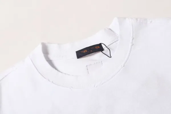 Louis Vuitton Monogram Floral Embroidered Black T-Shirt - 11