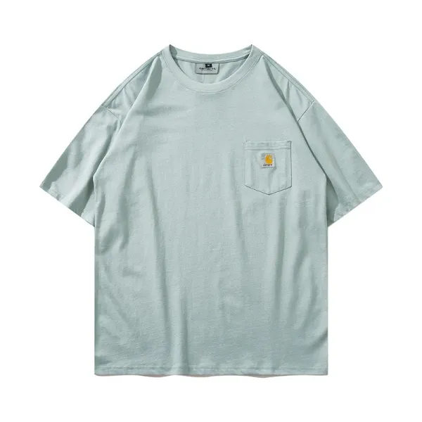 Carhartt Work In Progress Carhartt WIP Arch Logo Navy T-Shirt T-Shirts - 6