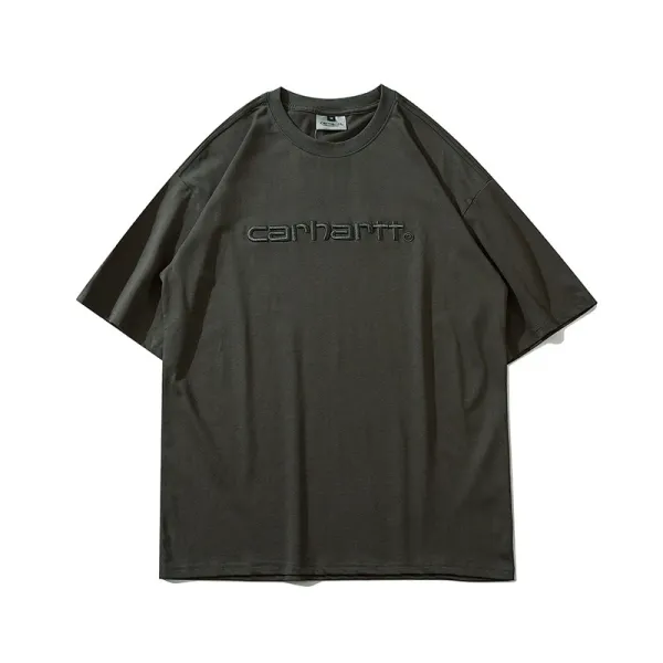 Carhartt Work In Progress Carhartt WIP Arch Logo Navy T-Shirt T-Shirts - 72