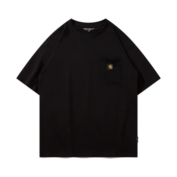 Carhartt Work In Progress Carhartt WIP Arch Logo Navy T-Shirt T-Shirts - 39