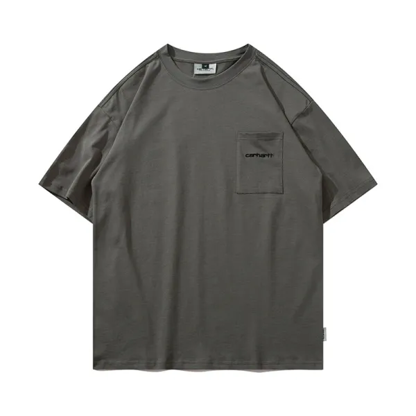 Carhartt Work In Progress Carhartt WIP Arch Logo Navy T-Shirt T-Shirts - 51