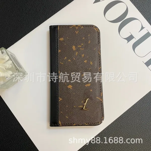 Louis Vuitton Monogram Empreinte Leather Folio Case Black Phone Wallet - 8