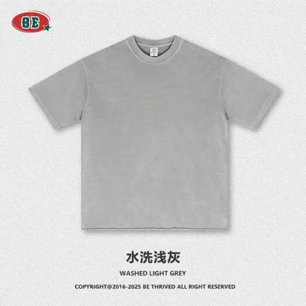 Design BE Washed Light Grey T-Shirt T-Shirts - 1