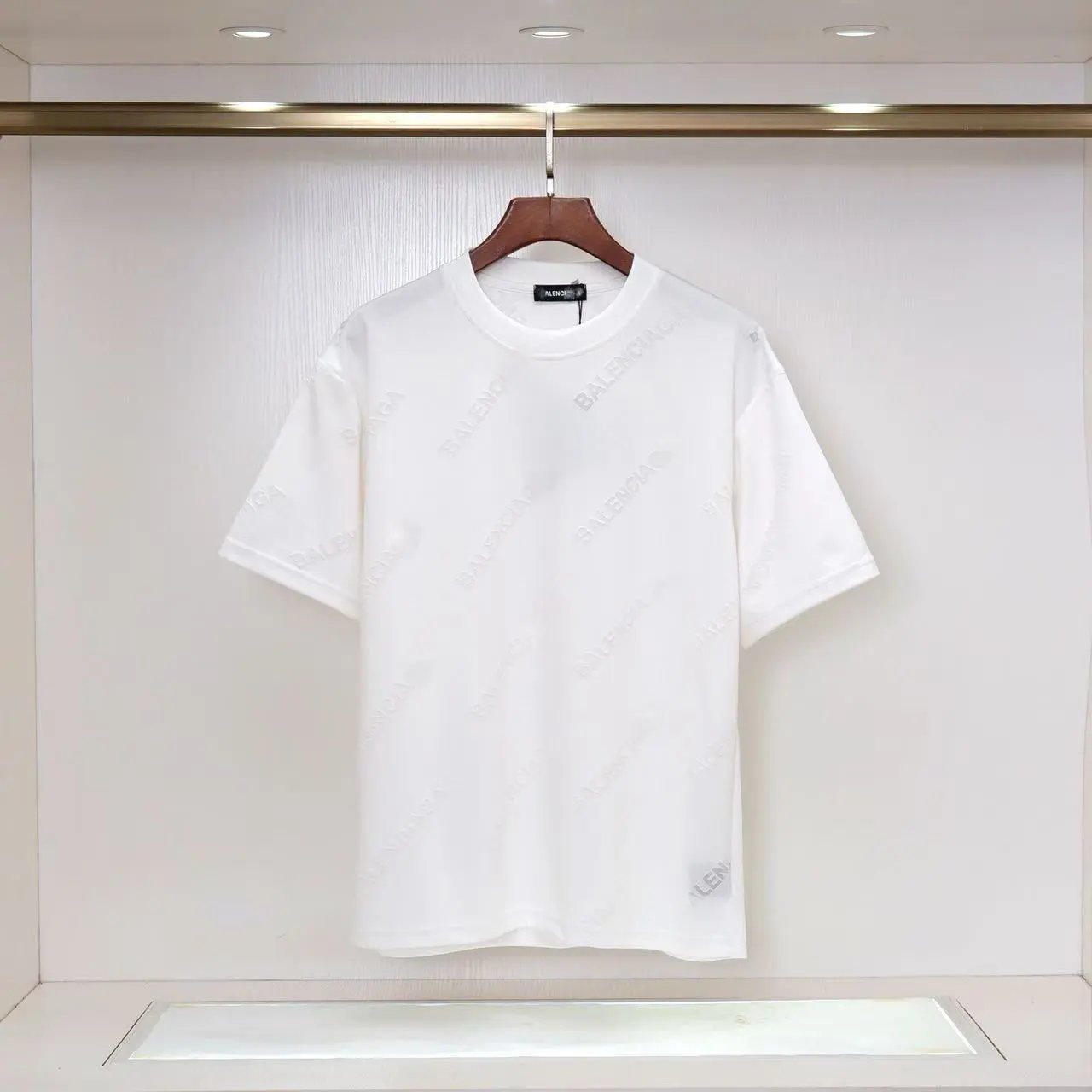 Balenciaga Distorted Logo Black T-Shirt - 11