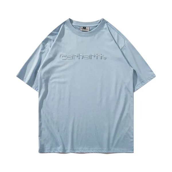 Carhartt Work In Progress Carhartt WIP Arch Logo Navy T-Shirt T-Shirts - 67