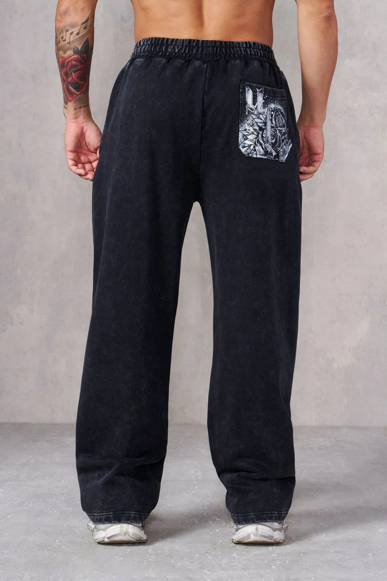 Hellstar Skull Graphic Navy Sweatpants - 10