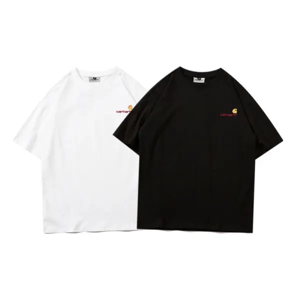 Carhartt Work In Progress Carhartt WIP Arch Logo Navy T-Shirt T-Shirts - 60