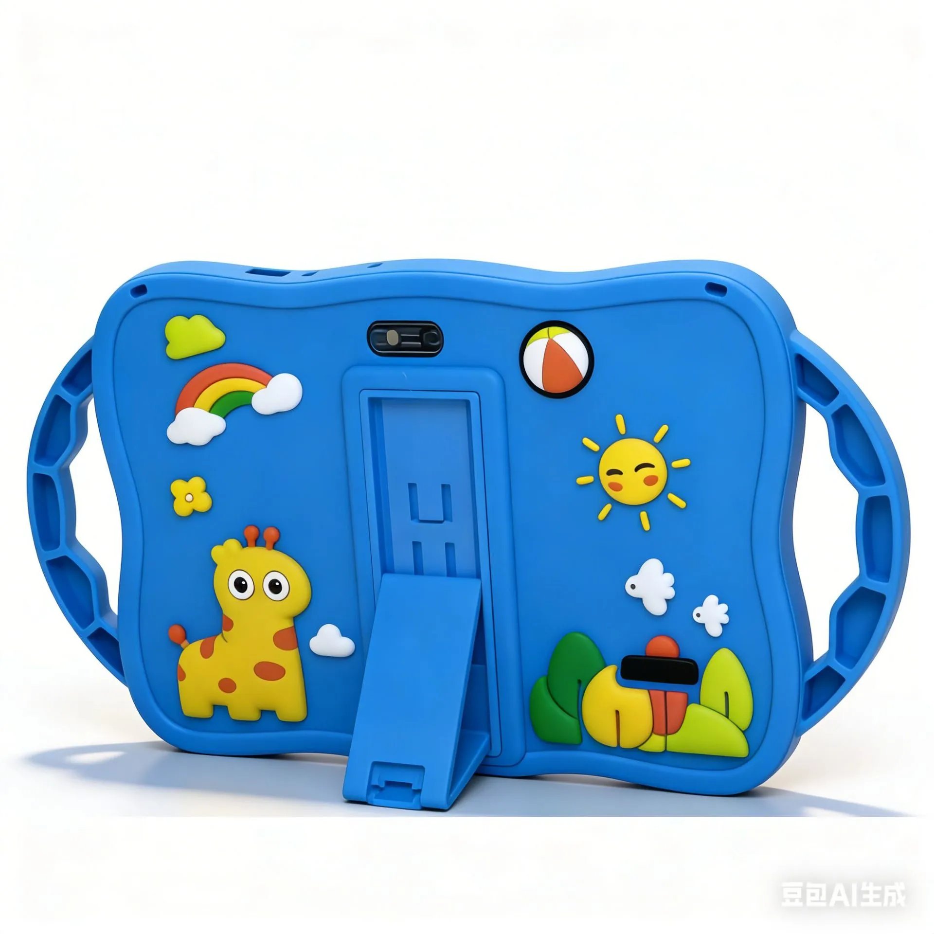 Design Kids Tablet Case with 3D Animal Motifs Pink Phone Accessories - 22