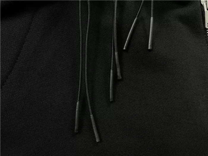 Design Drawstring Shorts with Zippered Pocket in Gray and Black - 15