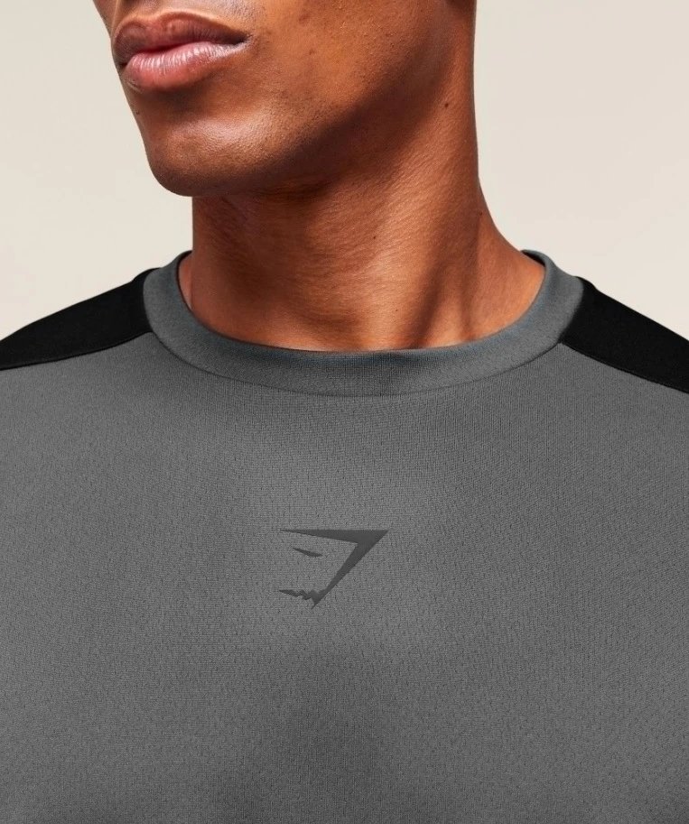 Gymshark Apex Performance T-Shirt Charcoal Gray Activewear - 6