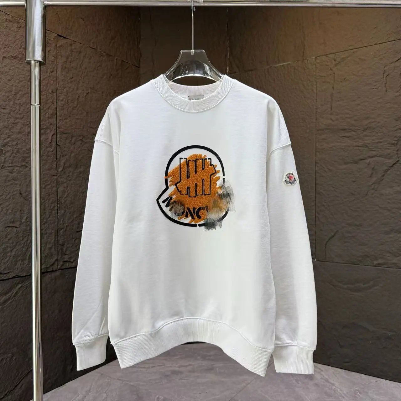 Moncler Genius Graphic Print Black Hoodie - 4