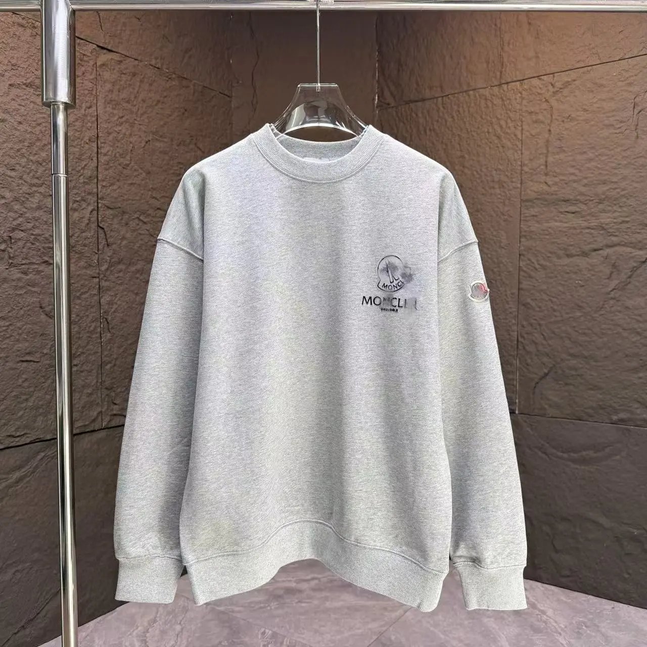 Moncler Genius Graphic Print Black Hoodie - 6