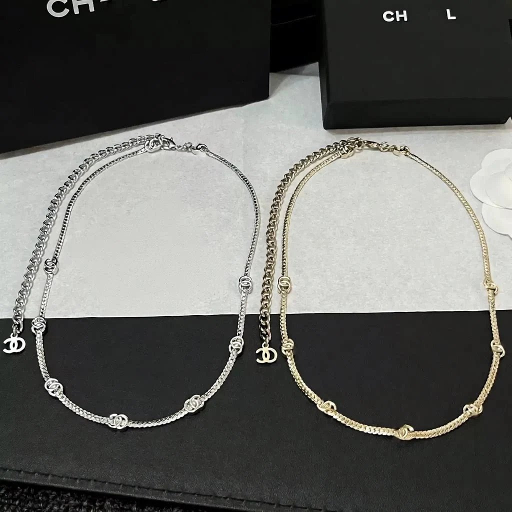 Chanel CC Logo Chain Necklace