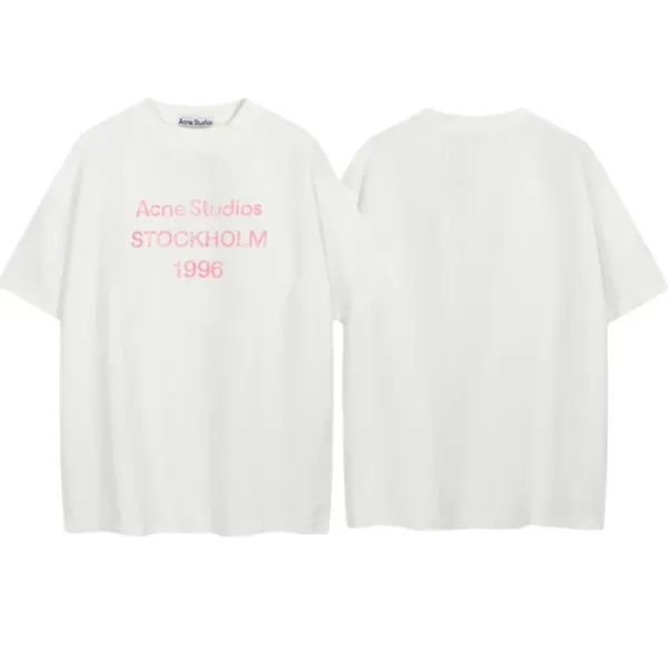 Acne Studios Stockholm 1996 Distressed Pink T-Shirt - 29