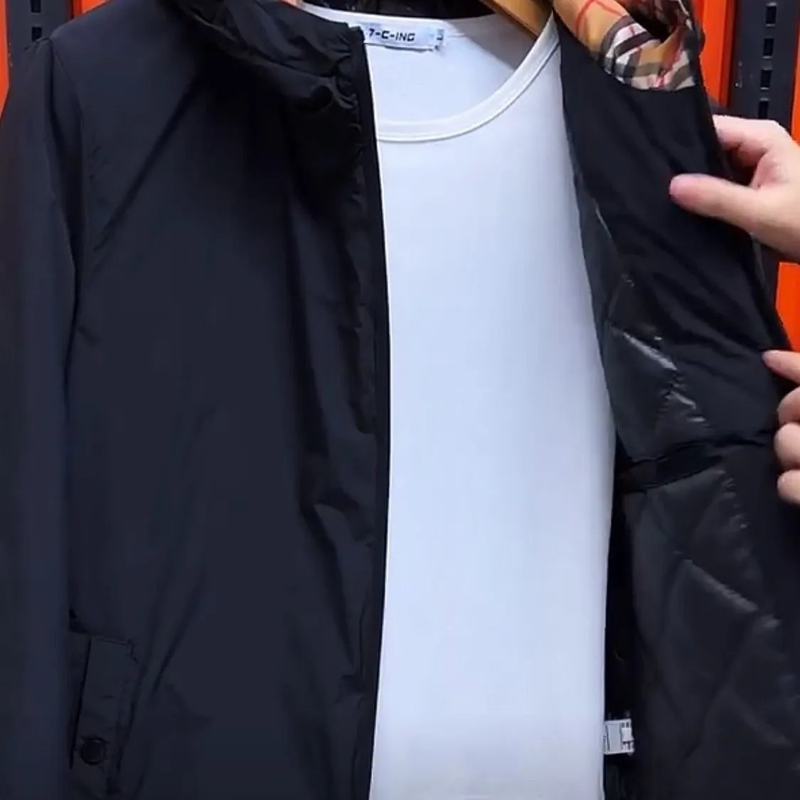 Moncler Hooded Windbreaker White Outerwear - 6