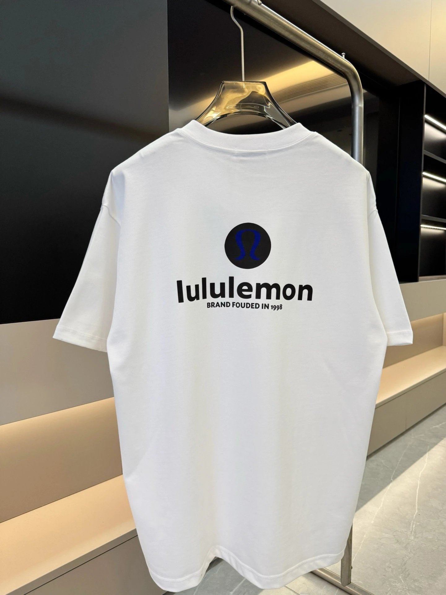 Lululemon Logo Tee White T-Shirt - 28