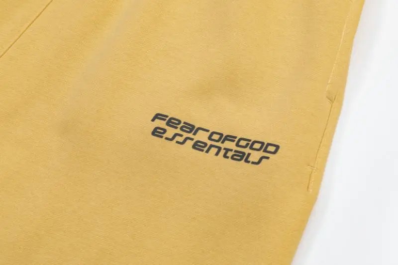 Fear of God Essentials Jogger Pants Mustard Yellow Sweatpants - 17