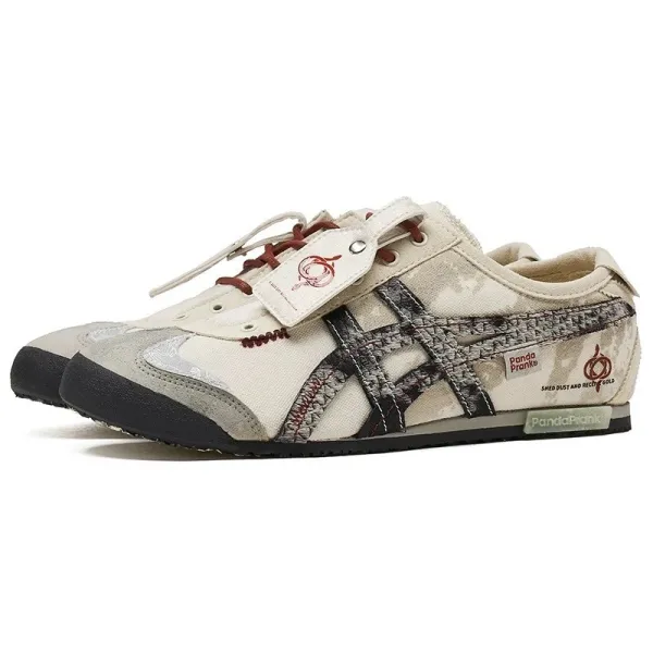 Asics x Panda Prank Onitsuka Tiger Mexico 66 Beige Camo Sneakers - 1