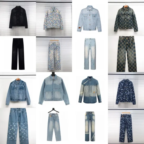 Design Multicolor Checkered Denim Jacket - 4