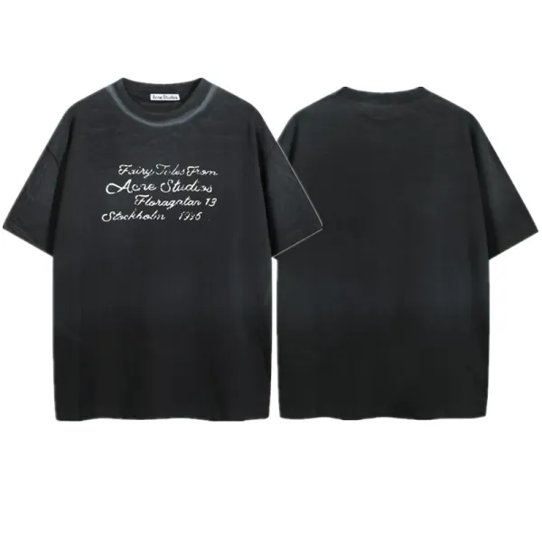 Acne Studios Stockholm 1996 Distressed Pink T-Shirt - 16