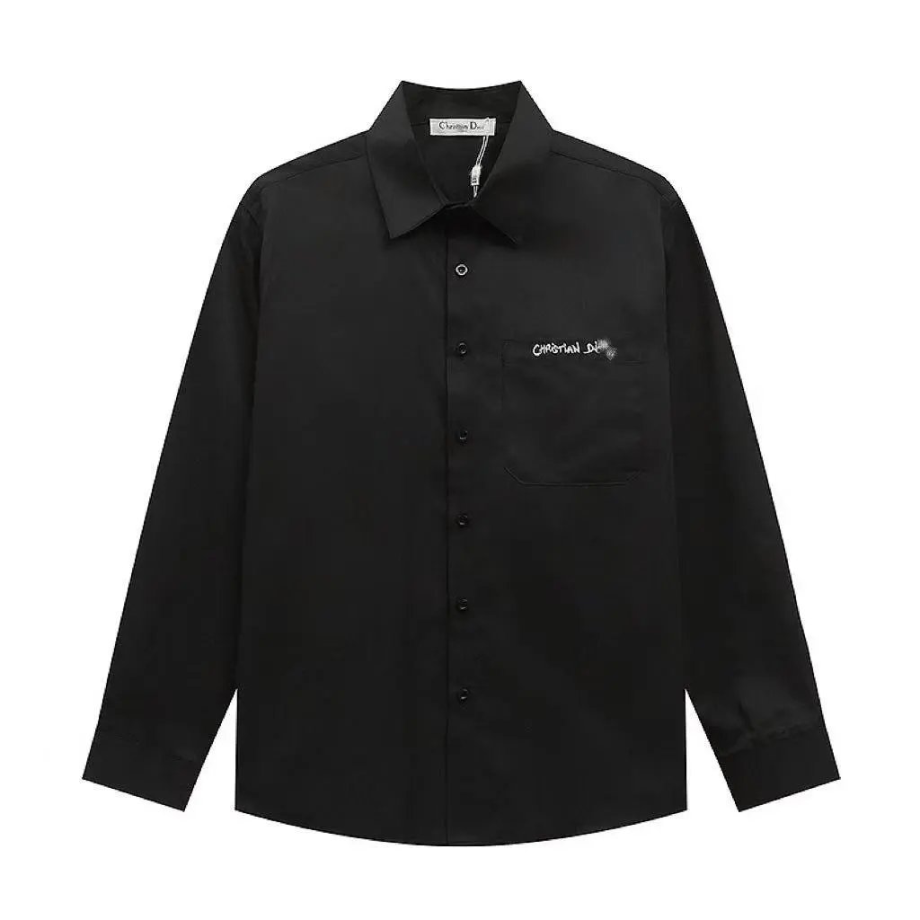 Dior Oblique Print Shirt Black and White - 4