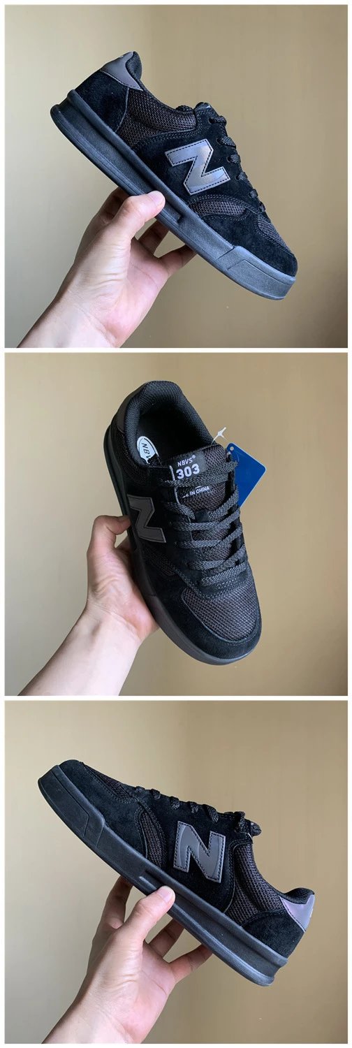 Design 303 Classic Snake-Print Black Sneakers - 31