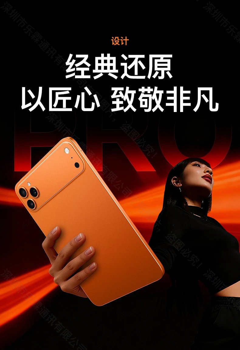 Apple iPhone 13 Pro Orange Smartphone Electronics - 4