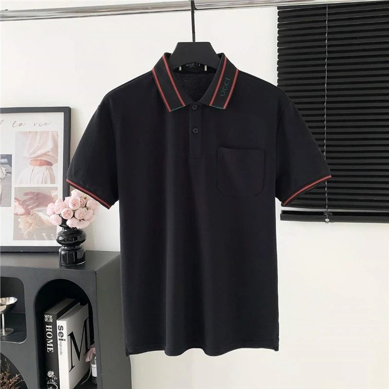 29 G Family Pocket Collar Mini Logo Jacquard