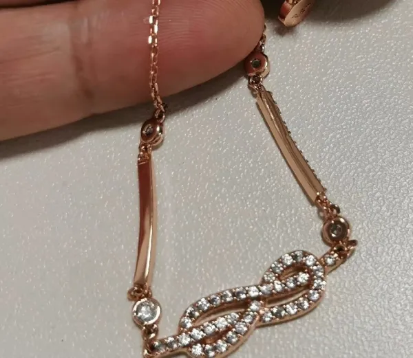 Emporio Armani Heart Charm Bracelet Gold Jewelry - 7