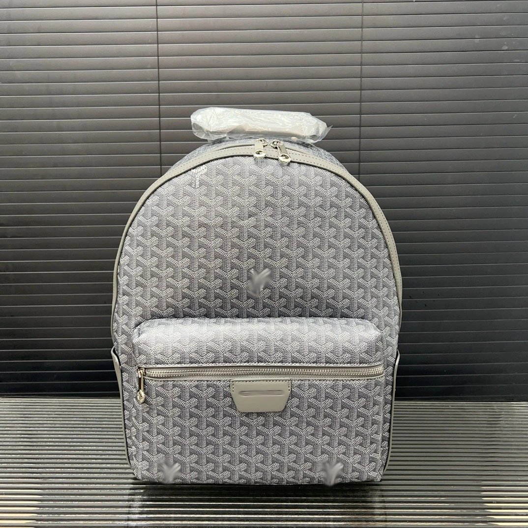 Goyard Saint Louis Backpack Green Chevron Pattern - 5