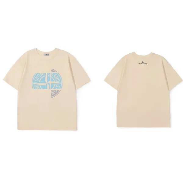 Stone Island Compass Logo T-Shirt Gray - 10