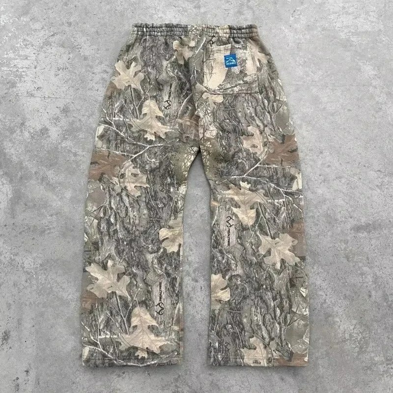 Camo Print Sweatpants Multicolor