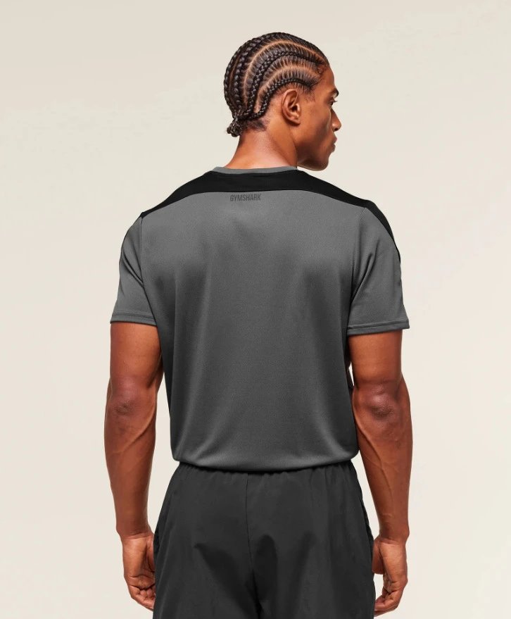Gymshark Apex Performance T-Shirt Charcoal Gray Activewear - 7