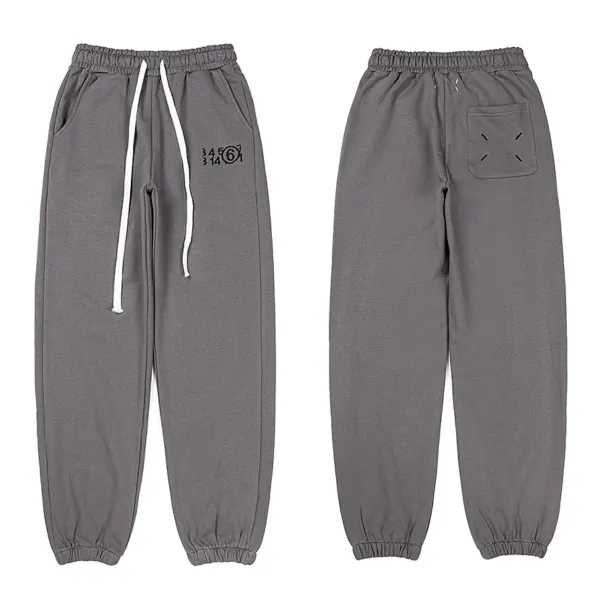 Maison Margiela Tabi Sweatpants Gray - 1
