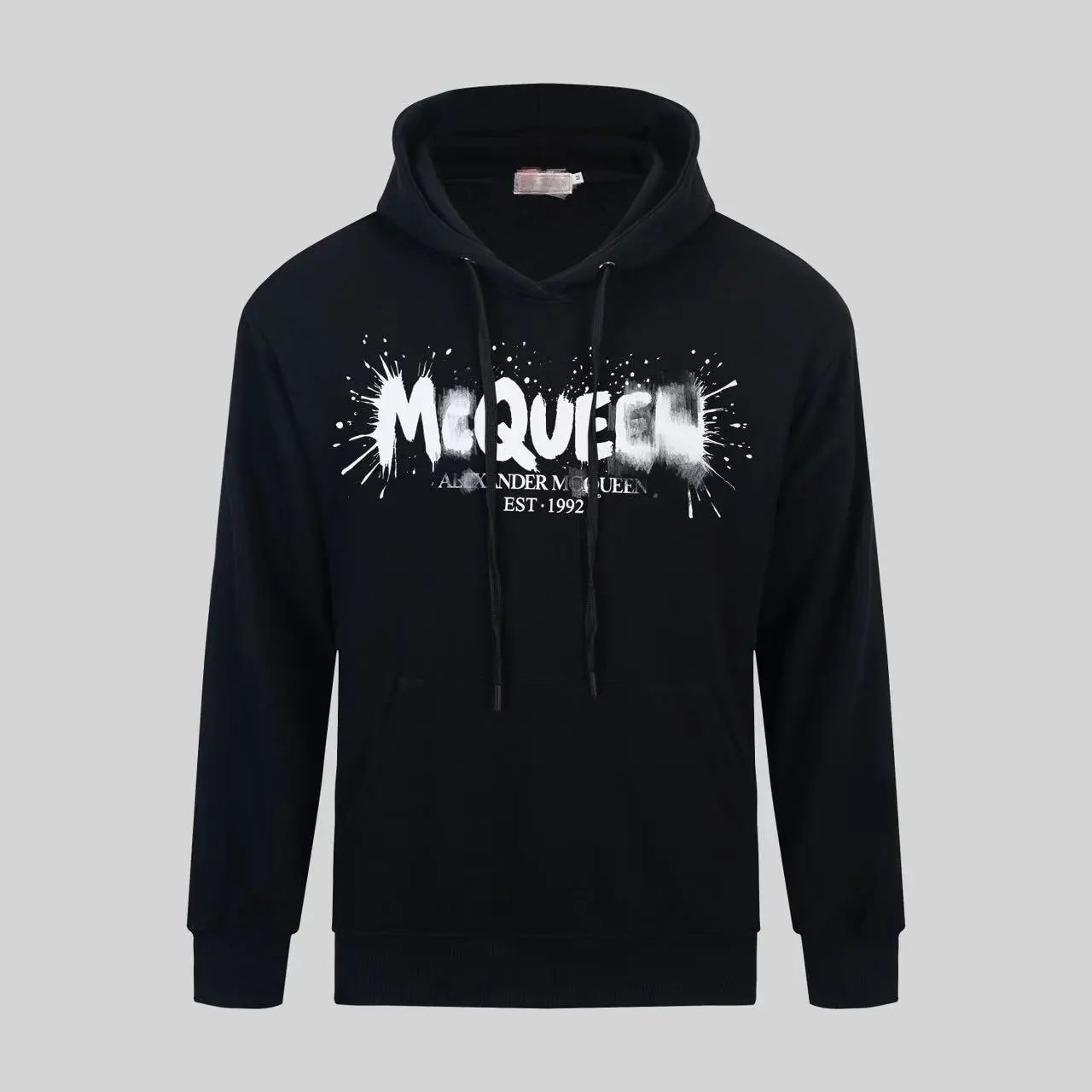 Alexander McQueen Painted Logo Brown Crewneck Sweater - 16