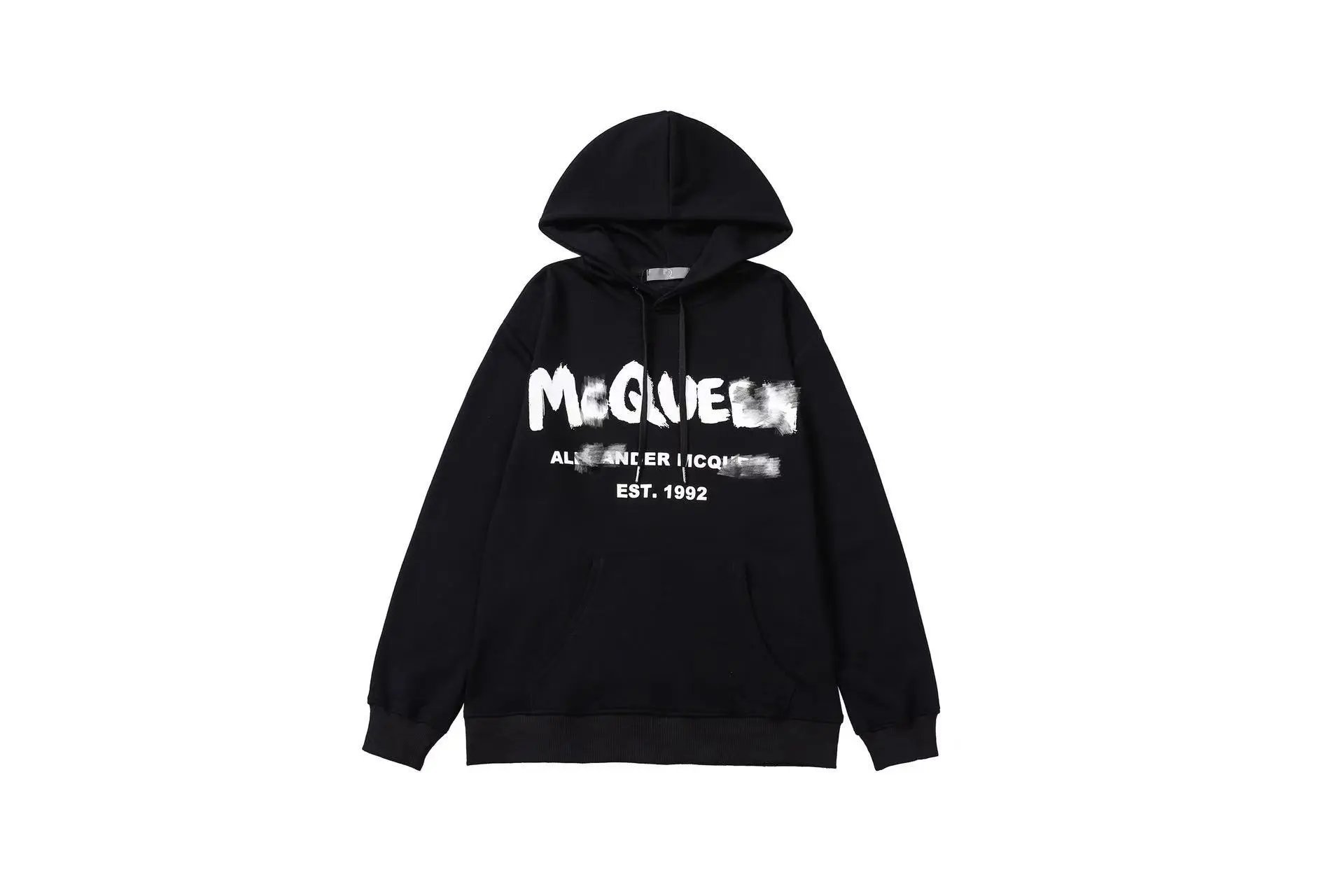Alexander McQueen Painted Logo Brown Crewneck Sweater - 5