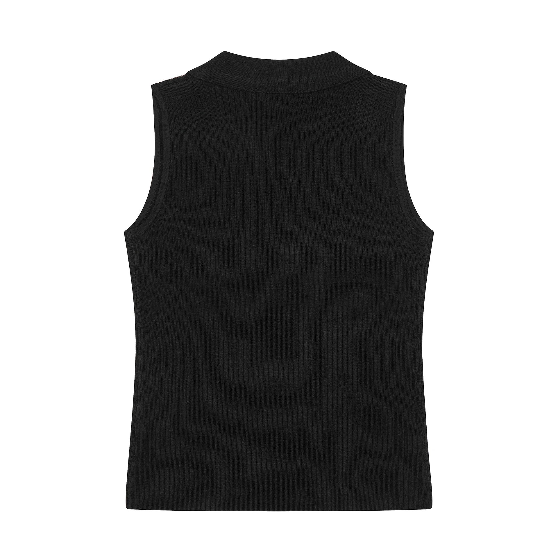 Polo Ralph Lauren Ribbed Knit Sleeveless Polo in Lavender Tops.polo - 8