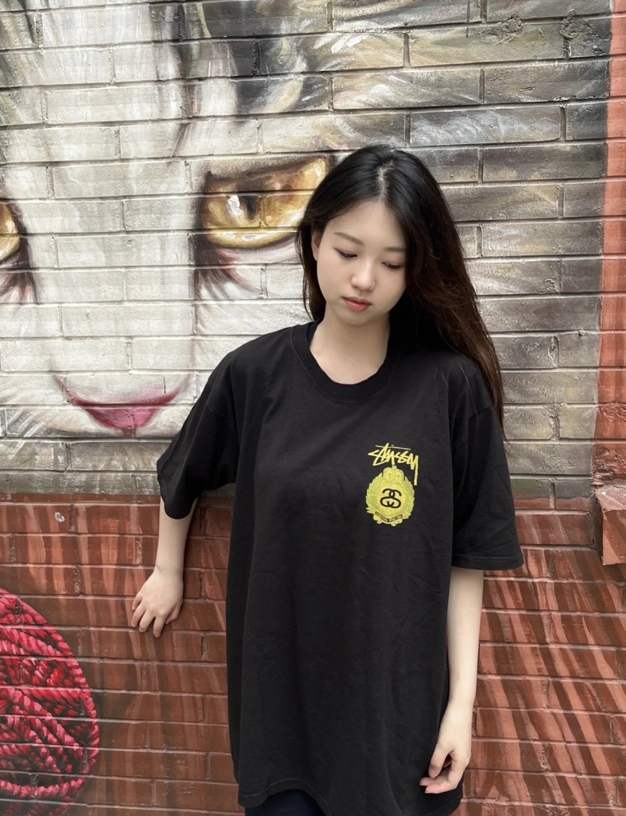 Design Spray Can S Logo Lime Green T-Shirt - 41