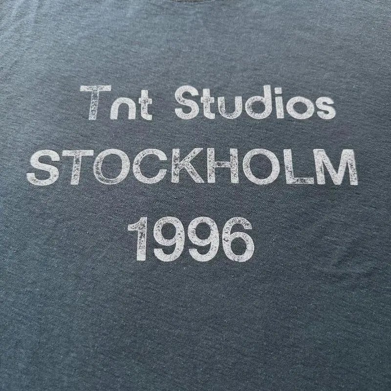 Design Tnt Studios Stockholm 1998 Graphic Long-Sleeve Tee Black T-Shirts - 11
