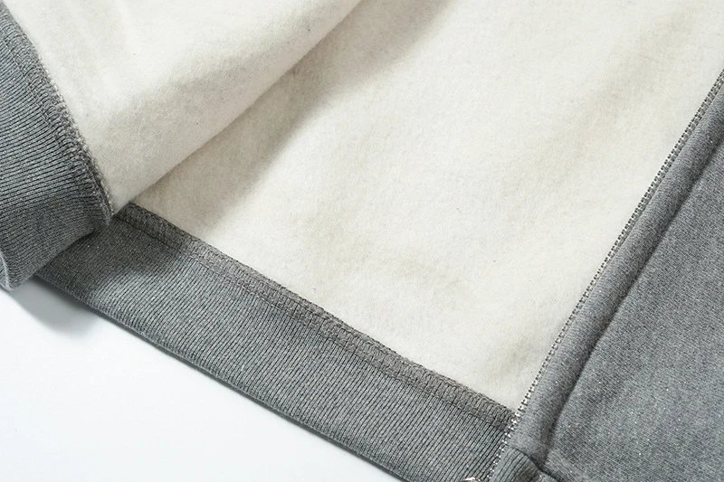 Design Oversized Zip-Up Hoodie Black - 10