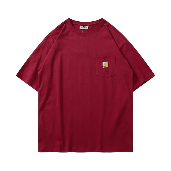 Carhartt Work In Progress Carhartt WIP Arch Logo Navy T-Shirt T-Shirts - 4