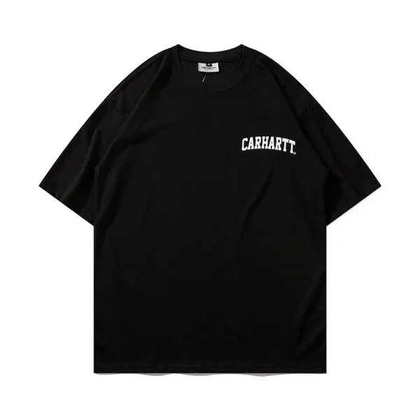 Carhartt Work In Progress Carhartt WIP Arch Logo Navy T-Shirt T-Shirts - 29