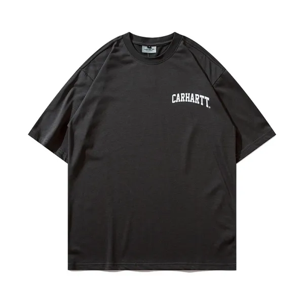 Carhartt Work In Progress Carhartt WIP Arch Logo Navy T-Shirt T-Shirts - 31