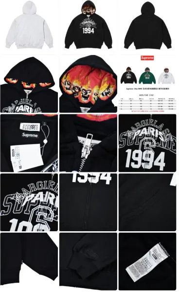 Supreme Corduroy Hooded Jacket Black Outerwear - 14