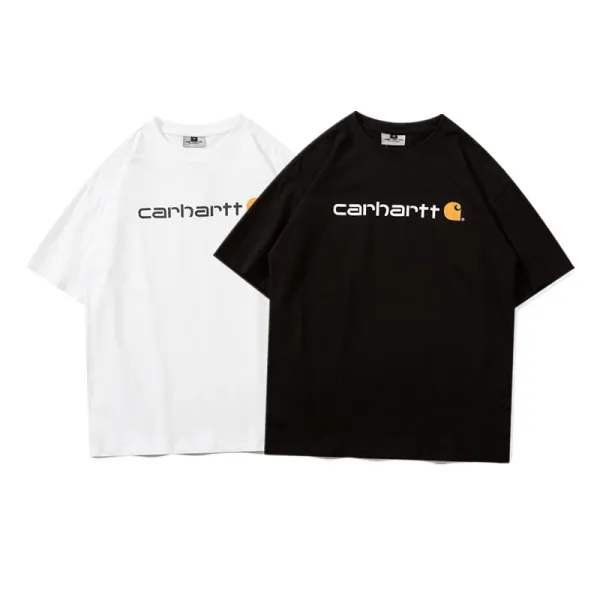 Carhartt Work In Progress Carhartt WIP Arch Logo Navy T-Shirt T-Shirts - 57
