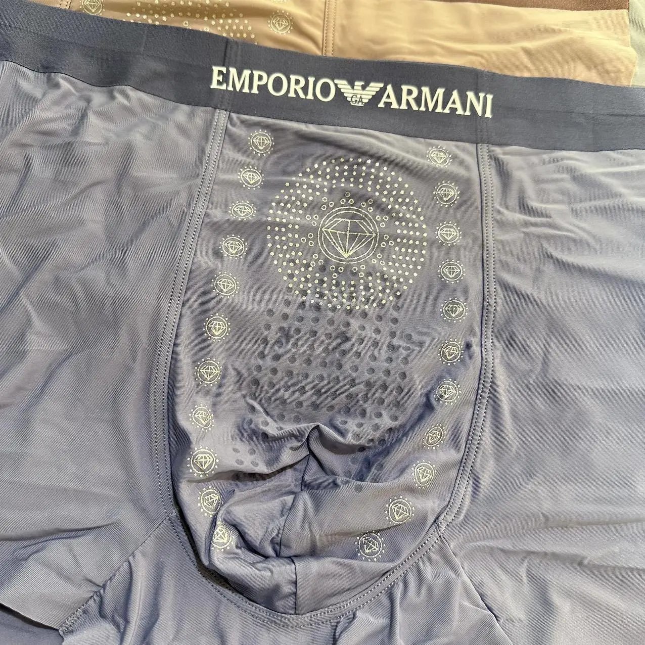 Emporio Armani Trunk Box Set in Blue, Navy, and Teal Underwear - 4