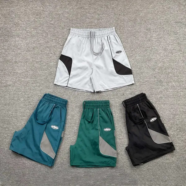 Design Performance Shorts Teal with Gray Panels - 2