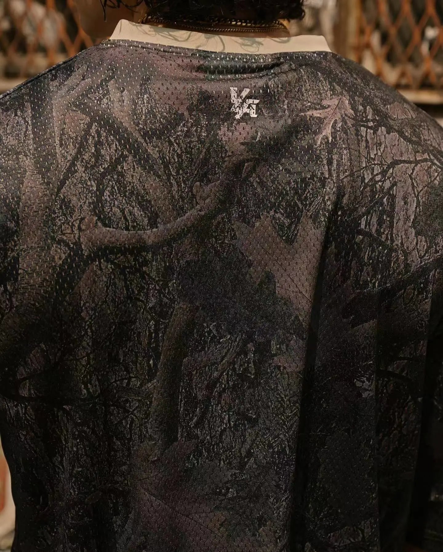 Design YOUNGLA Skull Mesh Jersey Navy Jersey - 9